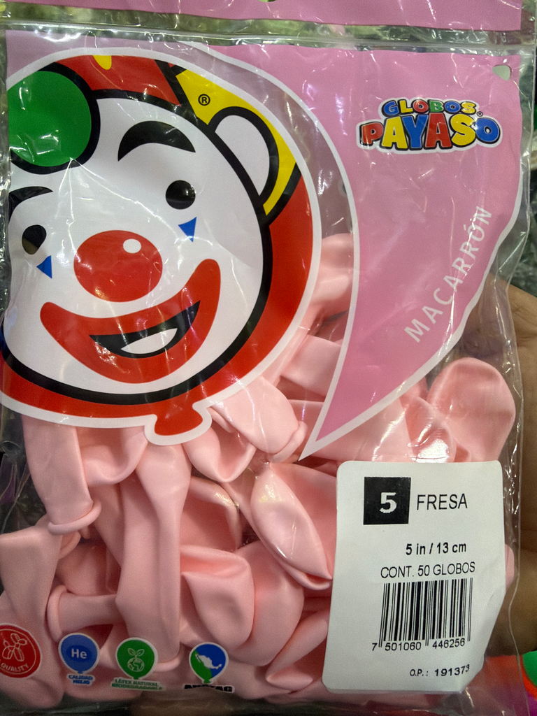 Globo #5 fresa 50 pza