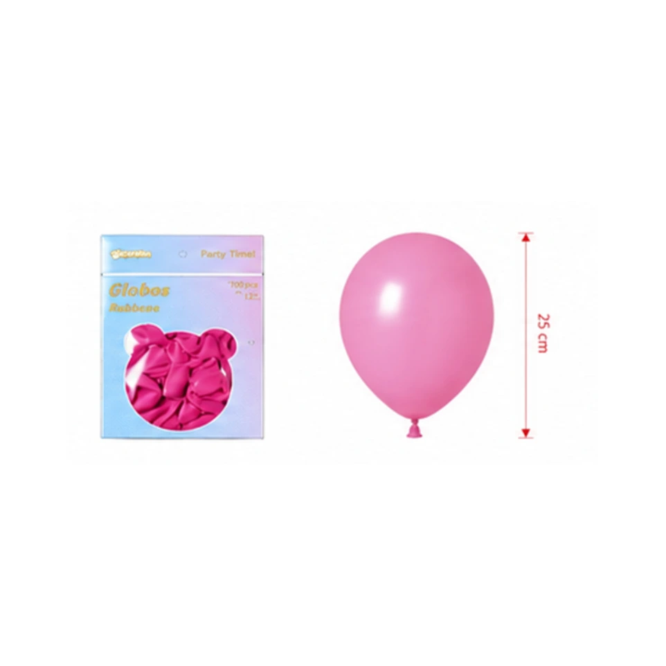 Globo #10 fiusha 100 pza