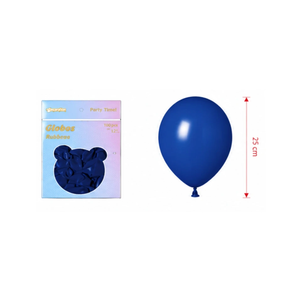 Globo #10 azul rey 100 pza