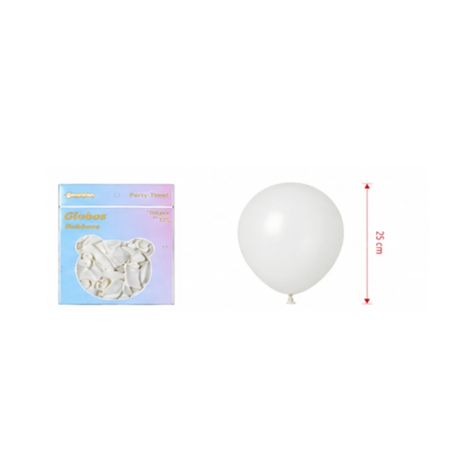 Globo #10 blanco 100 pza