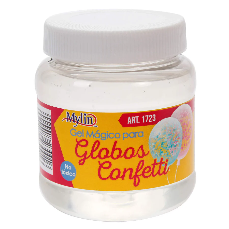 Gel Para Globos Confetti 240g 1pz