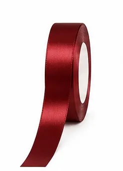 liston 2.5 cm rojo vino