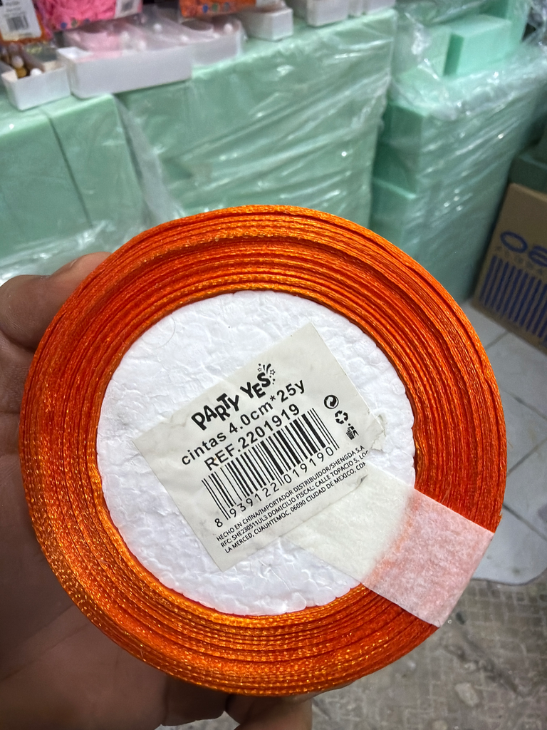 liston 4 cm naranja