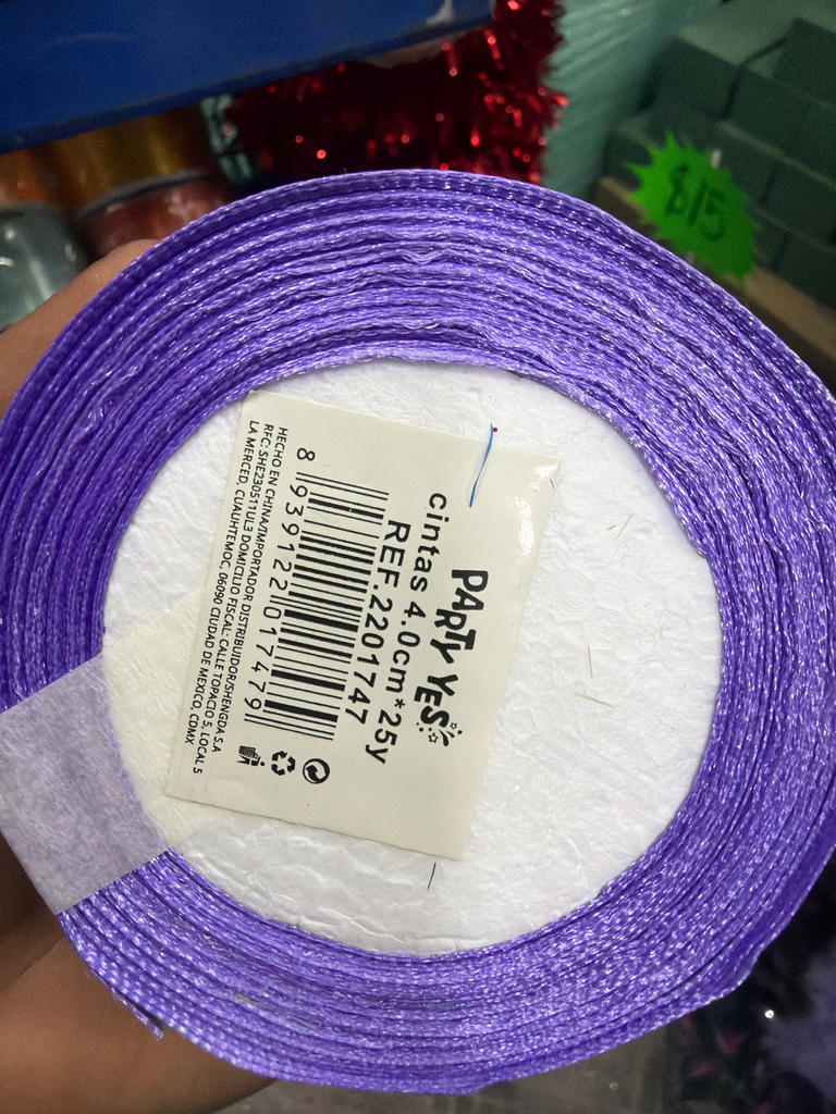 liston 4 cm violeta
