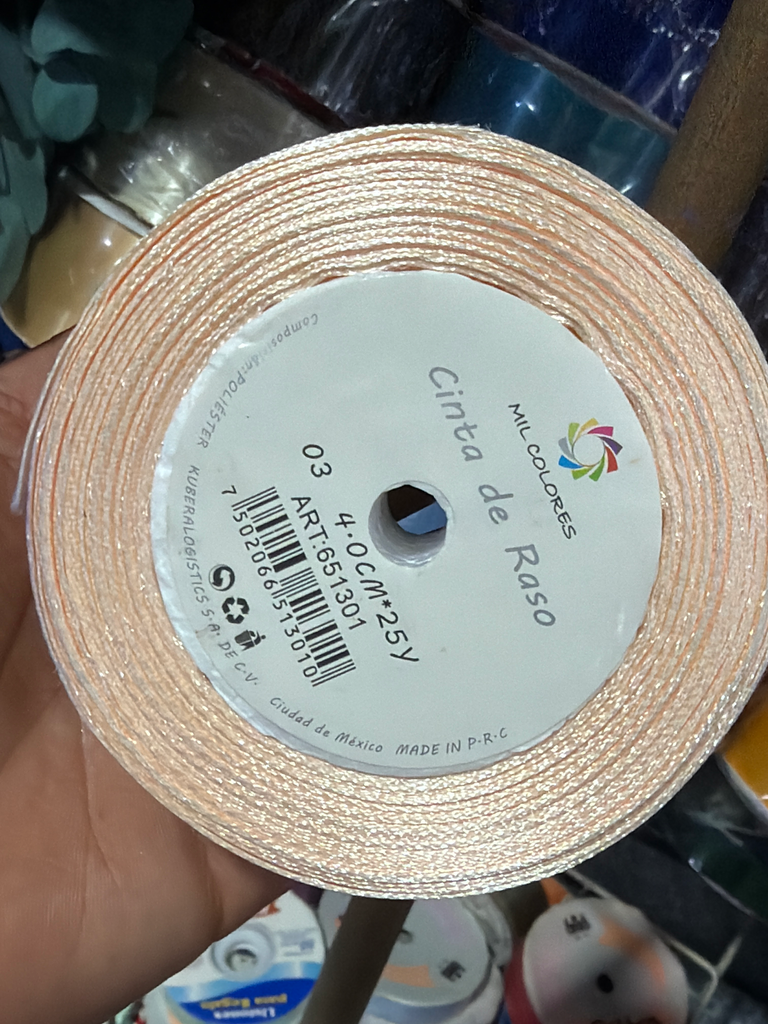 liston 4 cm durazno