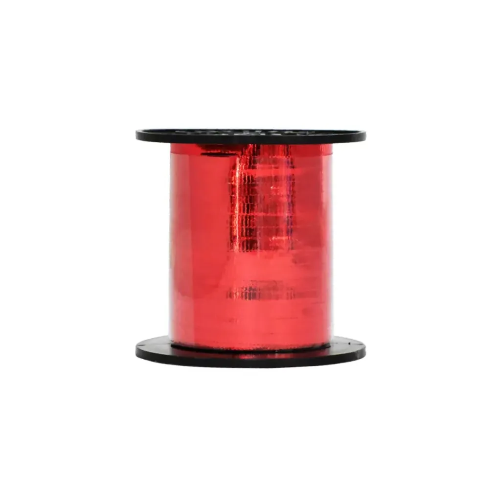 LISTON CURLING METAL 100MTS Rojo