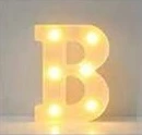 letra de luz B