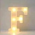 letra de luz F