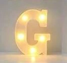 letra de luz G
