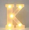letra de luz K