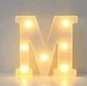 letra de luz M