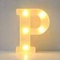 letra de luz P