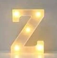 letra de luz Z