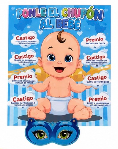 juego doble ponle chupon al bebe