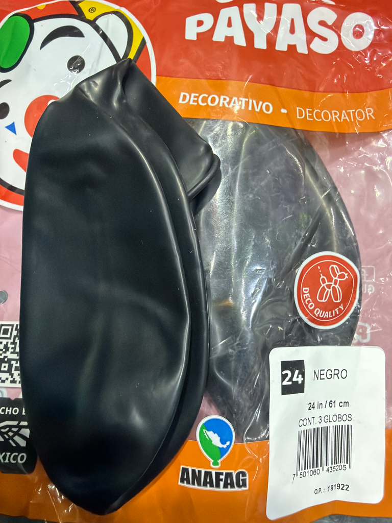 globo #24 negro