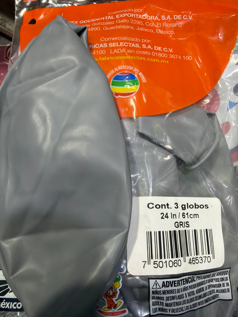 globo #24 gris