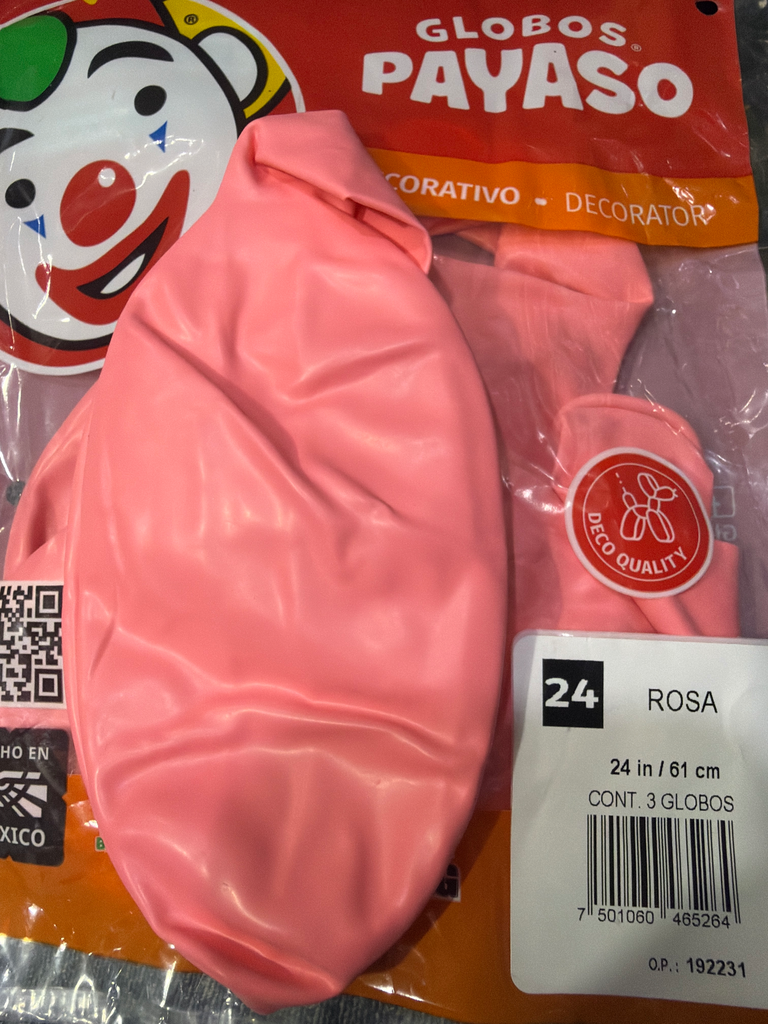 globo #24 rosa