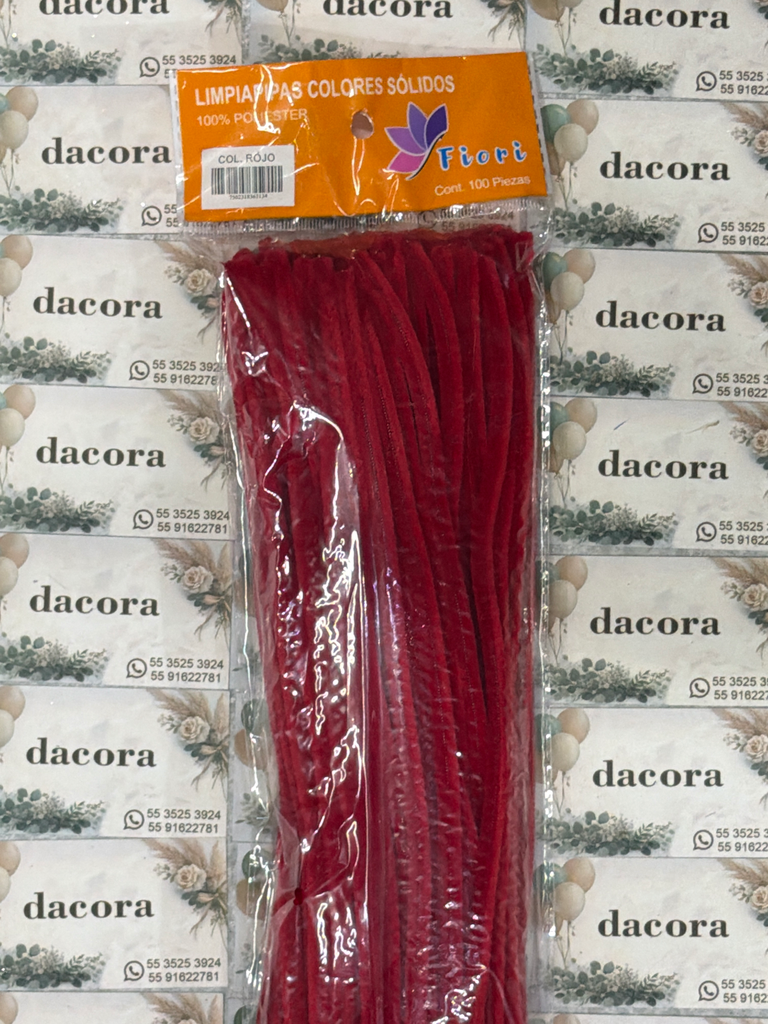 limpiapipas rojo