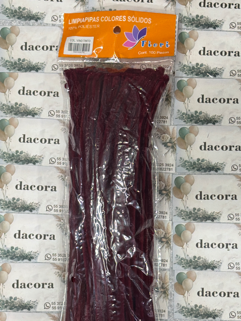 limpiapipas vino tinto