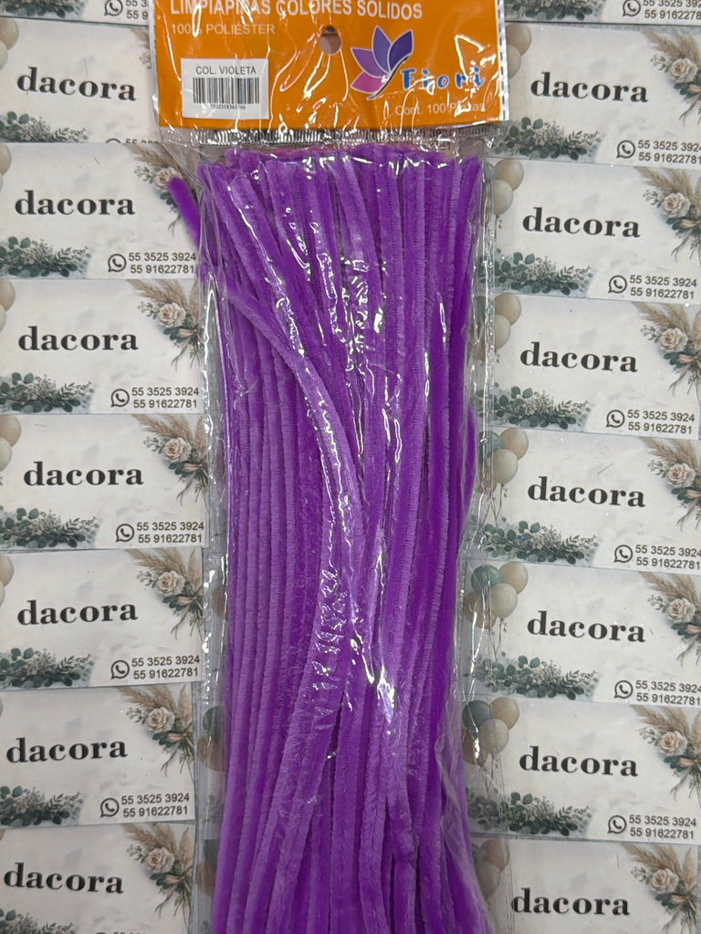 limpiapipas violeta