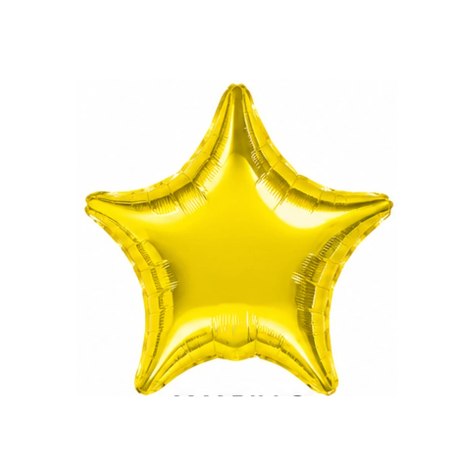Estrella Metálica 9 " (Amarillo)