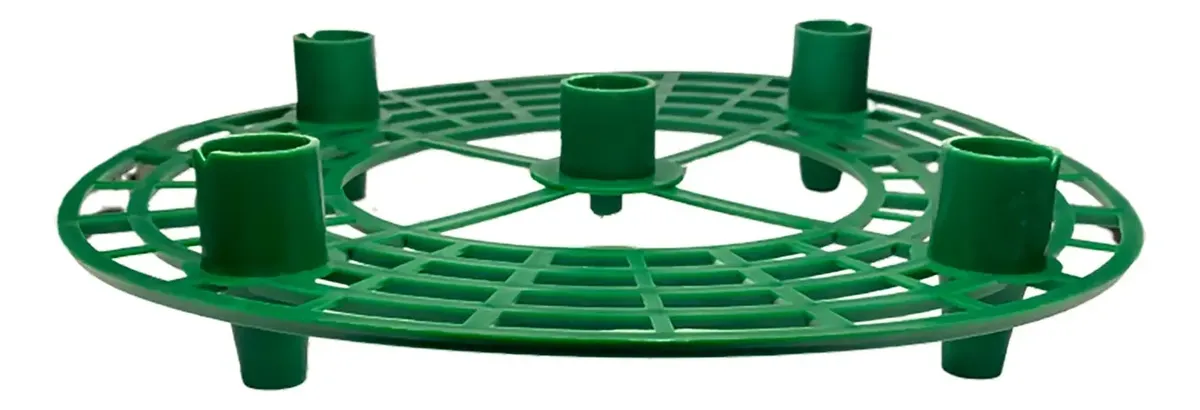 corona de adviento de plastico